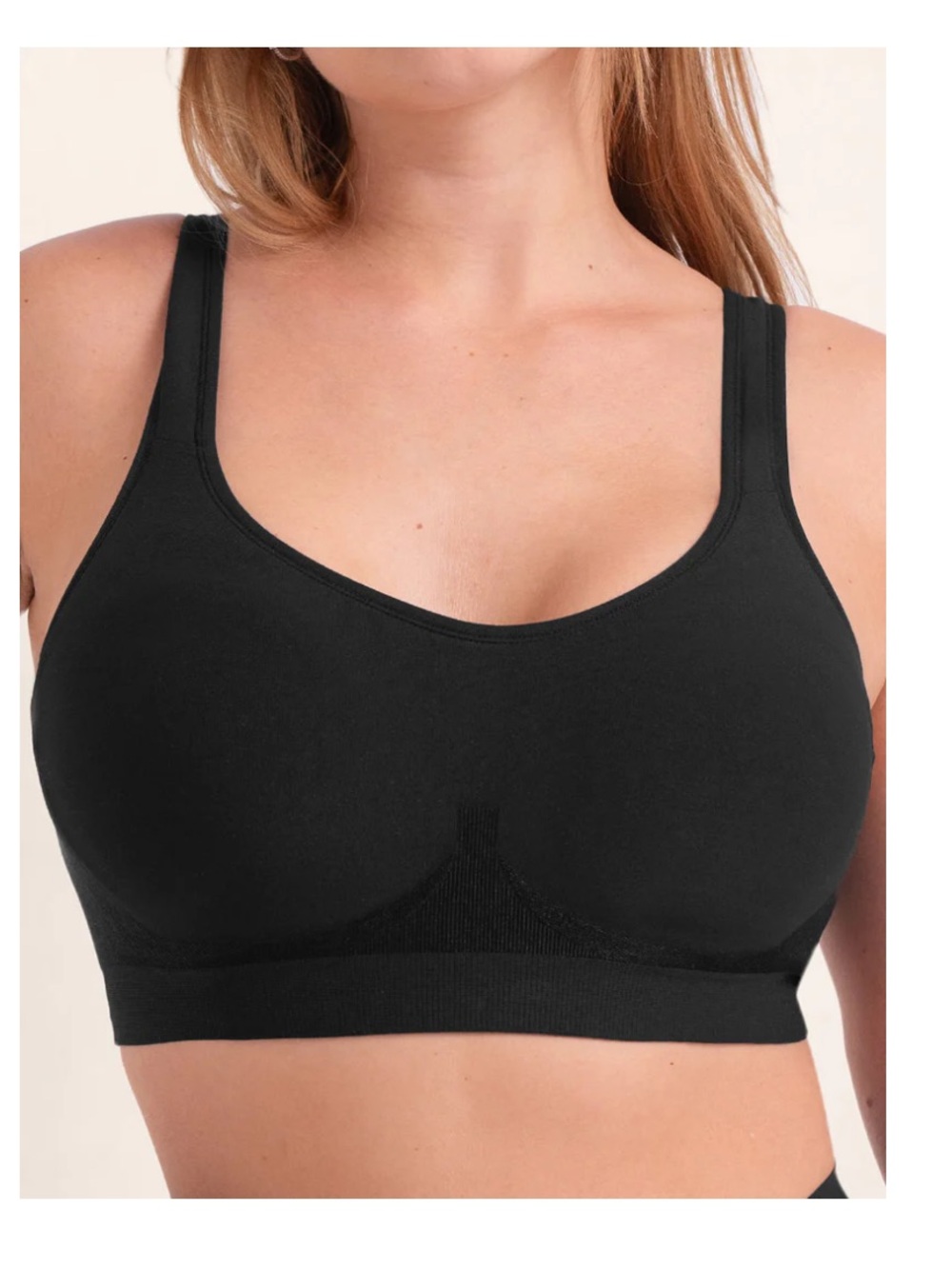 TRUKIND Daily Comfort Wirefree Shaping Bra Black
